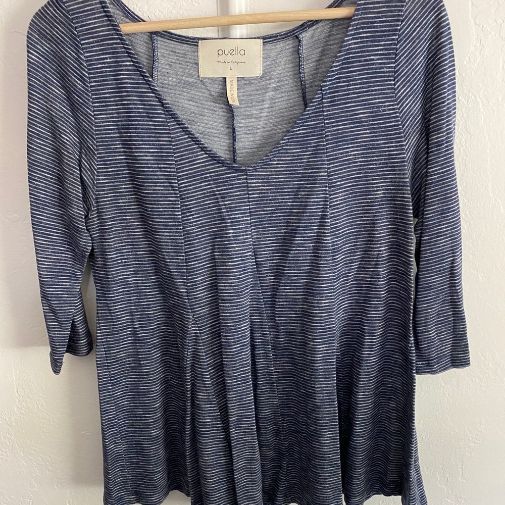 Anthropologie Puella Peplum Blouse